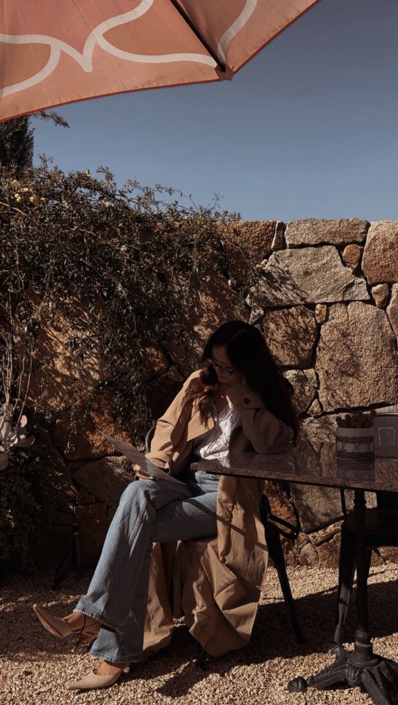 Chrissy Baclagan at a winery in San Diego, California