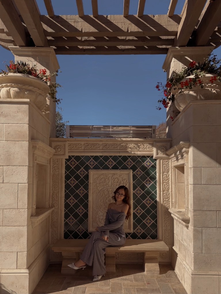 Chrissy Baclagan at Europa Winery in Temecula, California